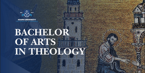 Bachelor of Arts in Theology - Eastern Studies program featuring Byzantine mosaic artwork and historic Orthodox church architecture